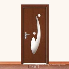 Manufacturer Glass Bedroom Door Design Wooden China Mfd Interior Door